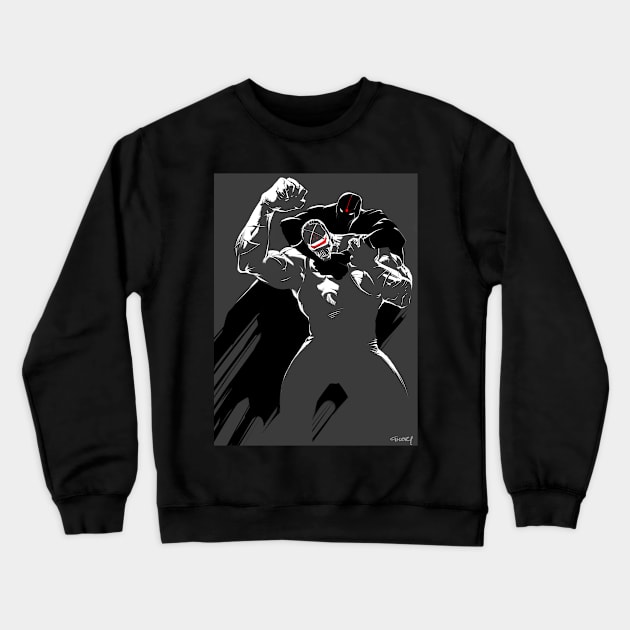 Shadowman and DarkBane Crewneck Sweatshirt by ghori